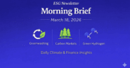 ESG Newsletter Morning Brief