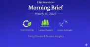 ESG Newsletter Morning Brief