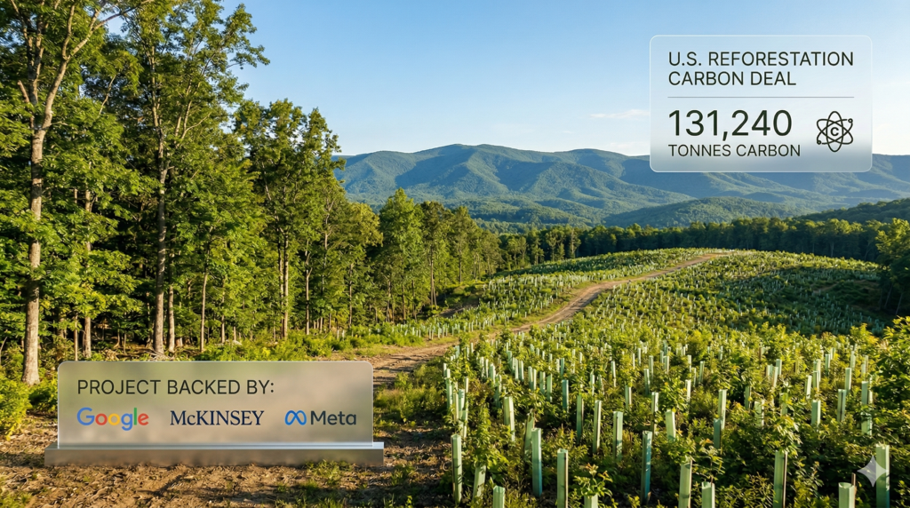 Google, McKinsey, Meta Back 131,240 Tonne U.S. Reforestation Carbon Deal In Appalachia