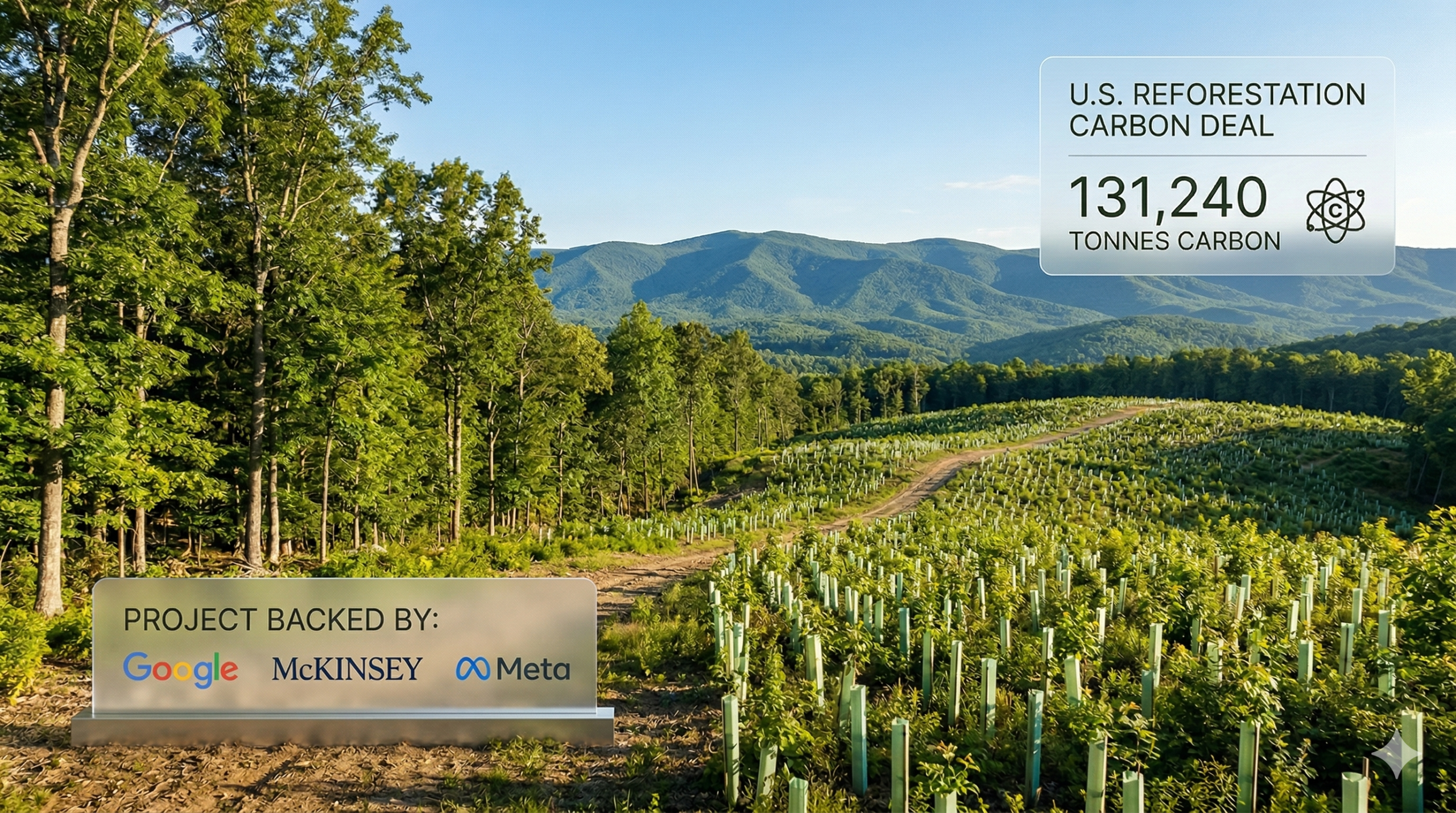 Google, McKinsey, Meta Back 131,240 Tonne U.S. Reforestation Carbon Deal In Appalachia