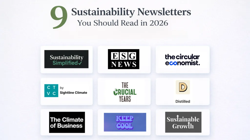 Top 9 Sustainability Newsletters for 2026