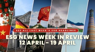 ESG News Week In Review: 12 April - 19 April