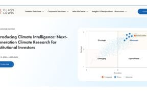 Glass Lewis Launches AI-Powered Climate Intelligence to Strengthen Investment Decisions