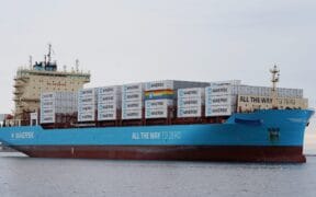 Maersk Advances Shipping Decarbonization With First 100% Ethanol Voyage