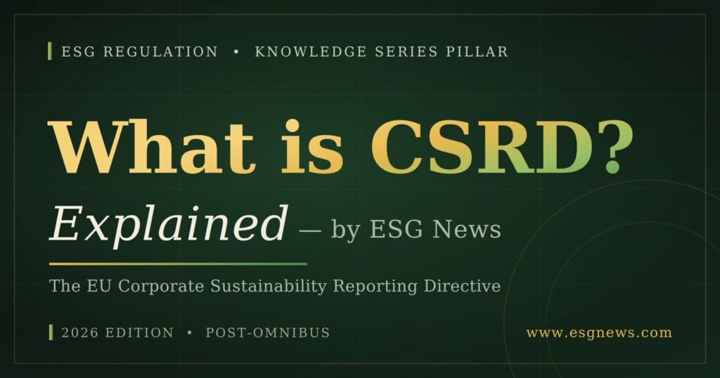 What Is CSRD? The Corporate Sustainability Reporting Directive Explained