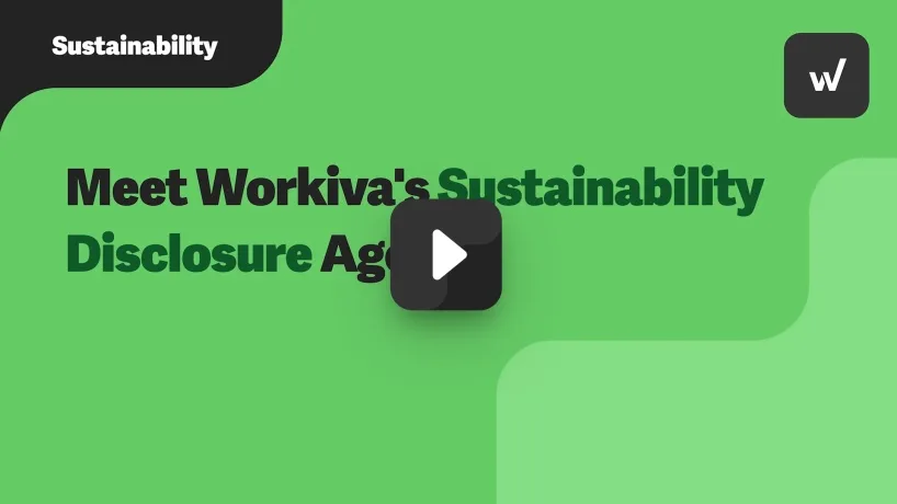 Workiva Launches AI Disclosure Agent to Help Companies Close Sustainability Reporting Gaps Earlier